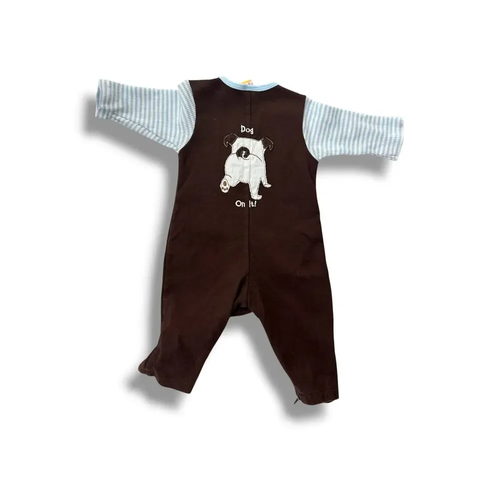 Vintage Sweet Potato’s Pug Romper 6m